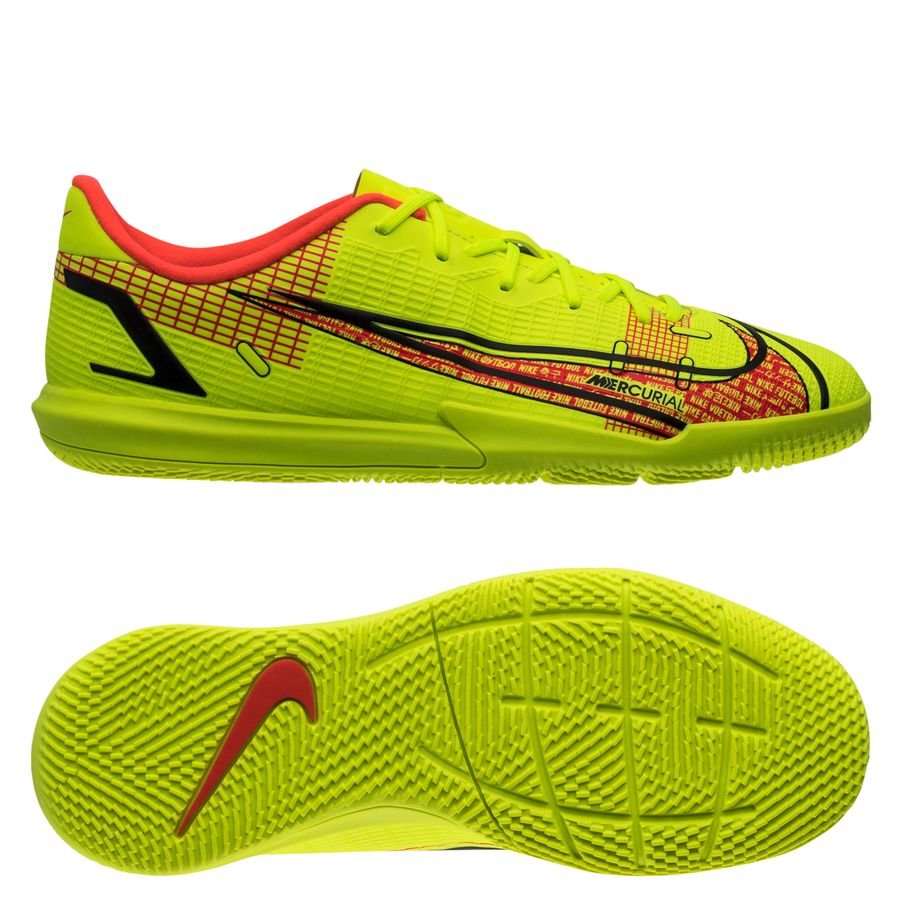 Nike Jr. Mercurial Vapor 14 Academy IC Zaalvoetbalschoen voor kleuters/kids Geel online kopen