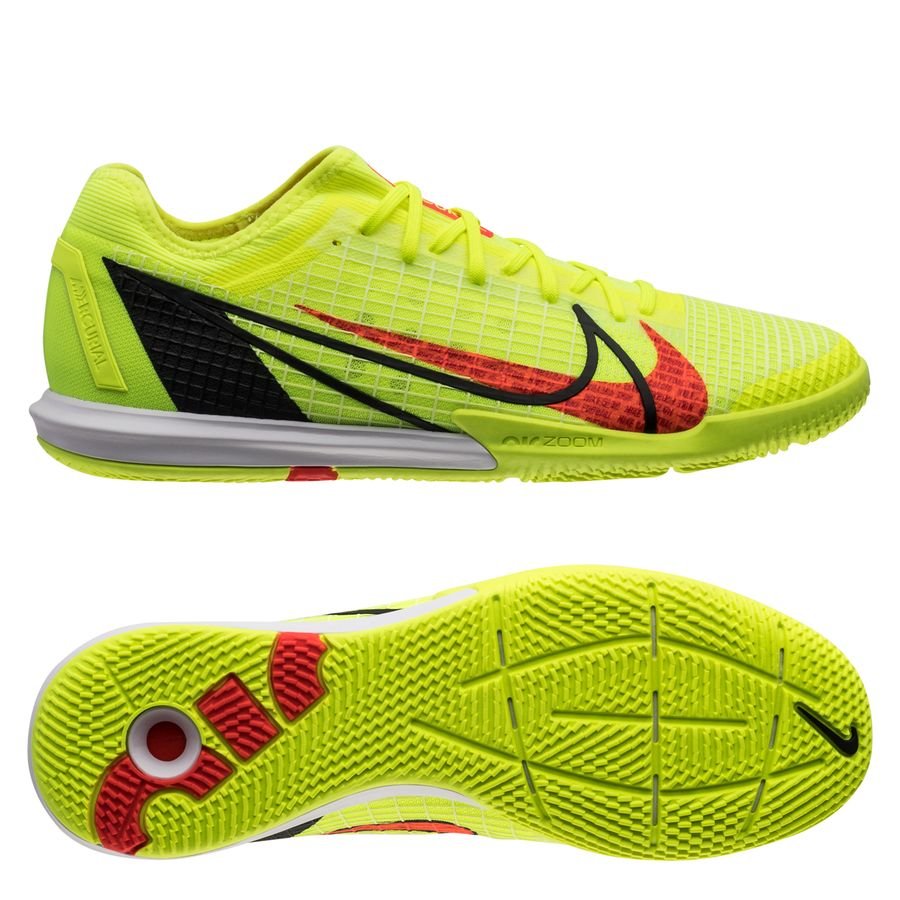 Nike Mercurial Zoom Vapor 14 Pro IC Motivation - Neon/Röd/Svart