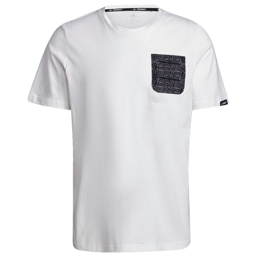 Terrex Pocket Graphic T-shirt Hvid thumbnail