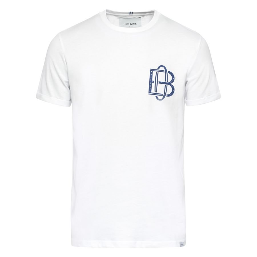 Odense Boldklub X Les Deux T-Shirt Retro Crest - Hvid thumbnail
