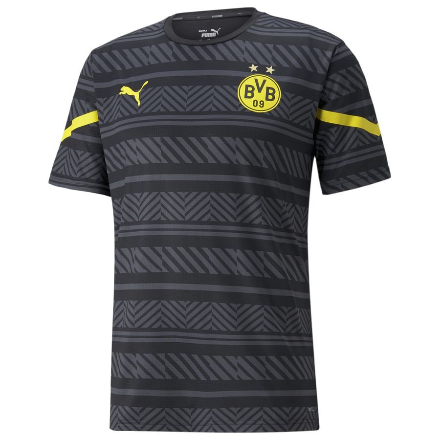 Dortmund Trænings T-Shirt Pre Match - Sort/Gul thumbnail