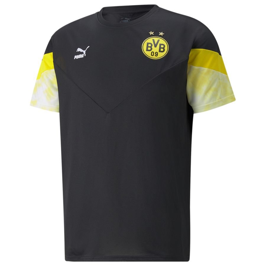 Dortmund T-Shirt Iconic - Svart/Gul