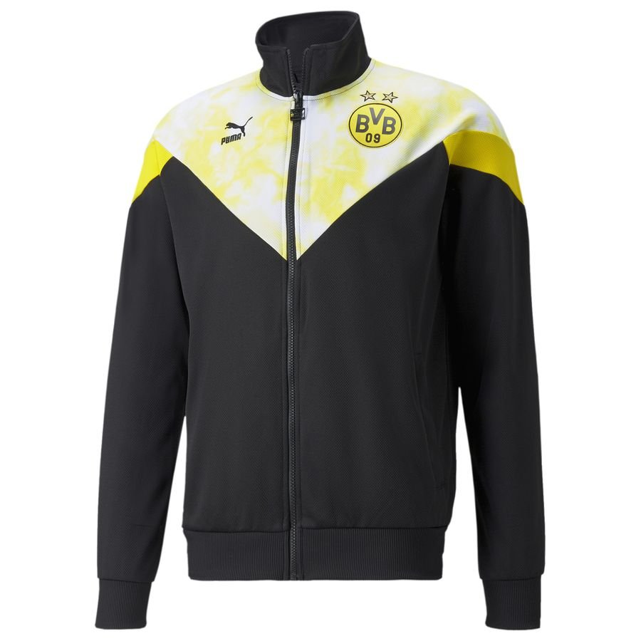 Dortmund Träningsjacka Iconic Fotboll - Svart/Gul