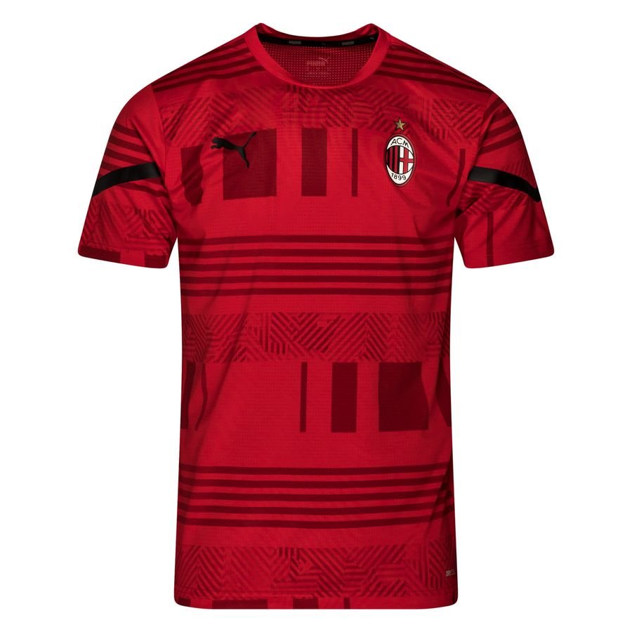 Milan Tränings T-Shirt Pre Match - Röd/Svart