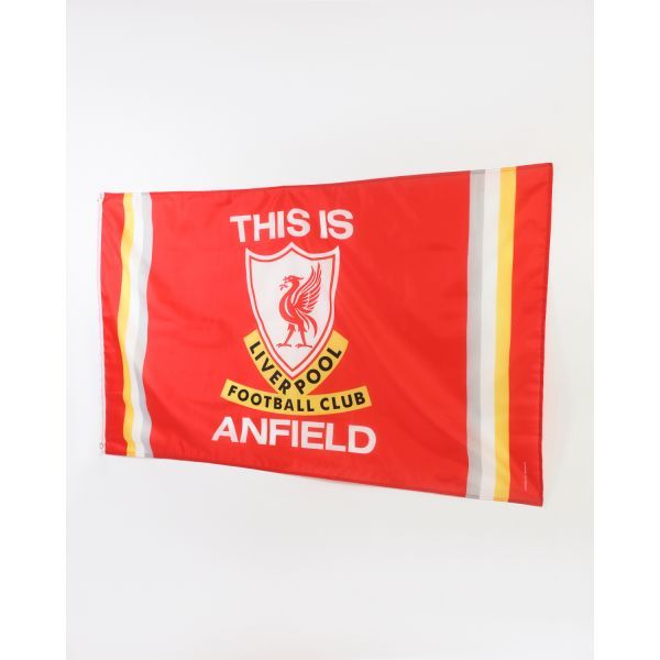 Liverpool Flagga This Is Anfield - Röd/Vit