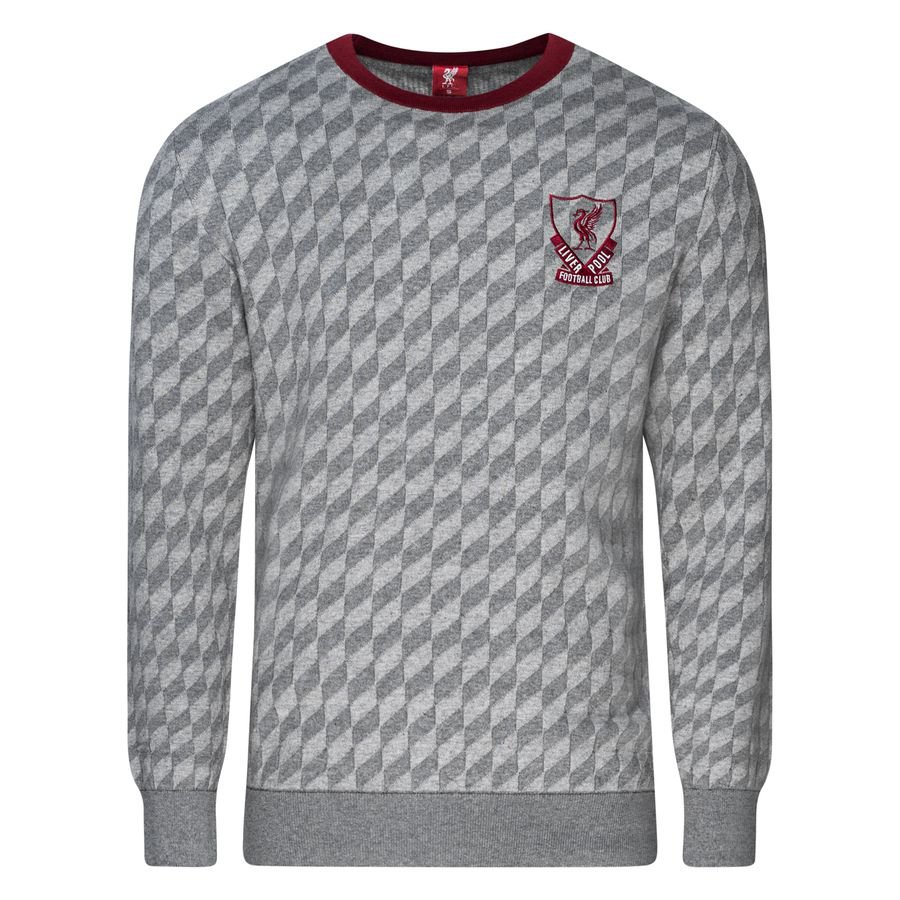 Liverpool Sweatshirt Grijs Rood