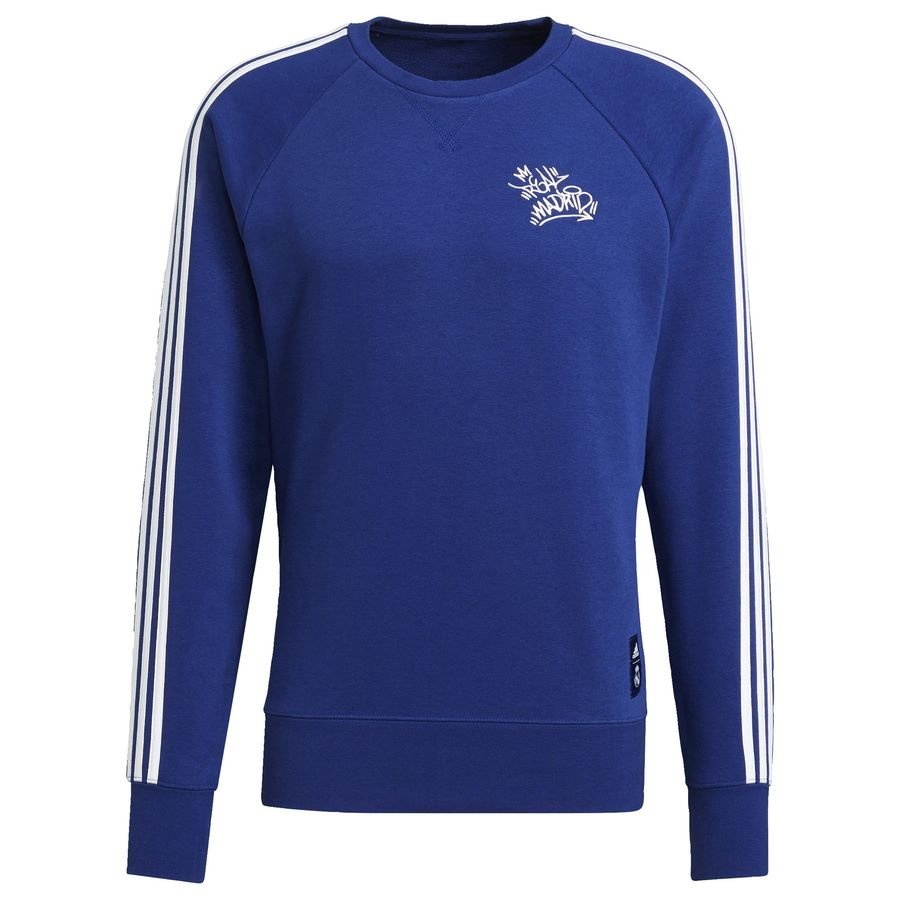 Real Madrid Graphic Crew Sweatshirt Blå