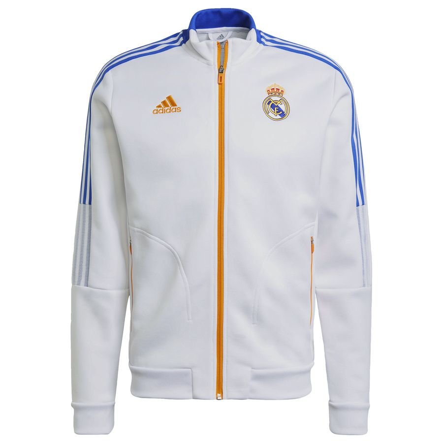 Real Madrid Tiro Anthem Jacket Vit