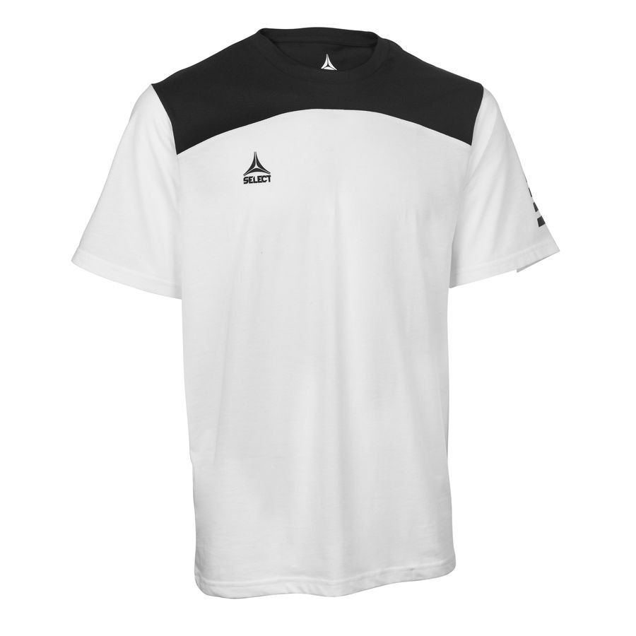 Select T-Shirt Oxford - Hvid/Sort