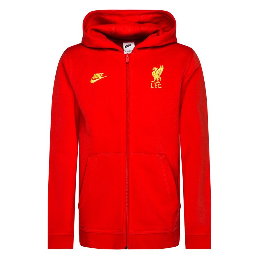 Liverpool FC Club-hættetrøje med lynlås til større børn thumbnail