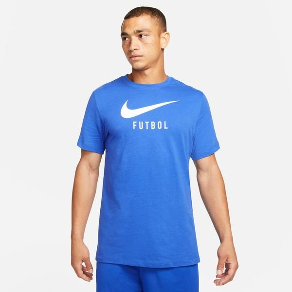 crisis rijk zout Nike T-shirt Swoosh Futbol - Blauw/Wit | www.unisportstore.nl