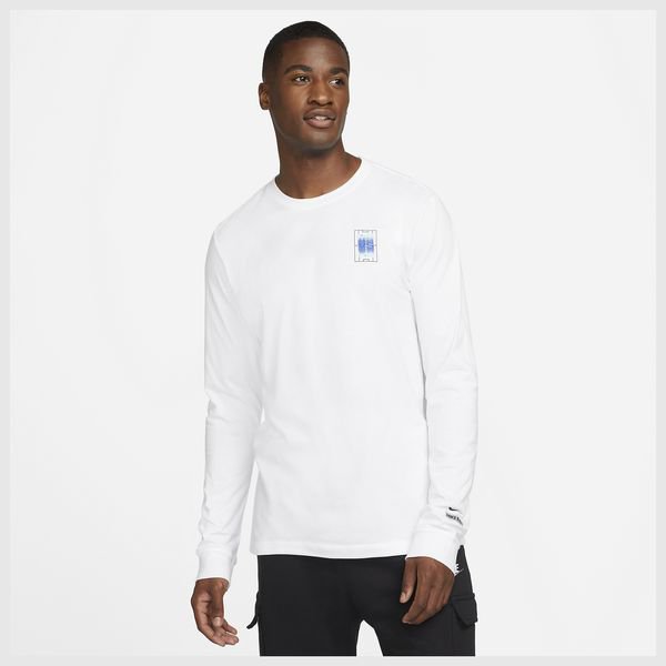 Nike F.C. T-Shirt - White Long Sleeves | www.unisportstore.com