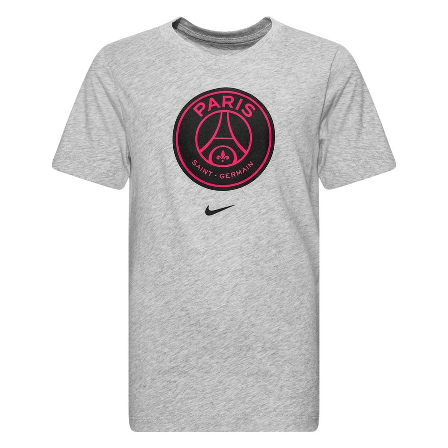 Paris Saint-Germain T-Shirt Evergreen Crest - Grå/Svart/Rosa Barn