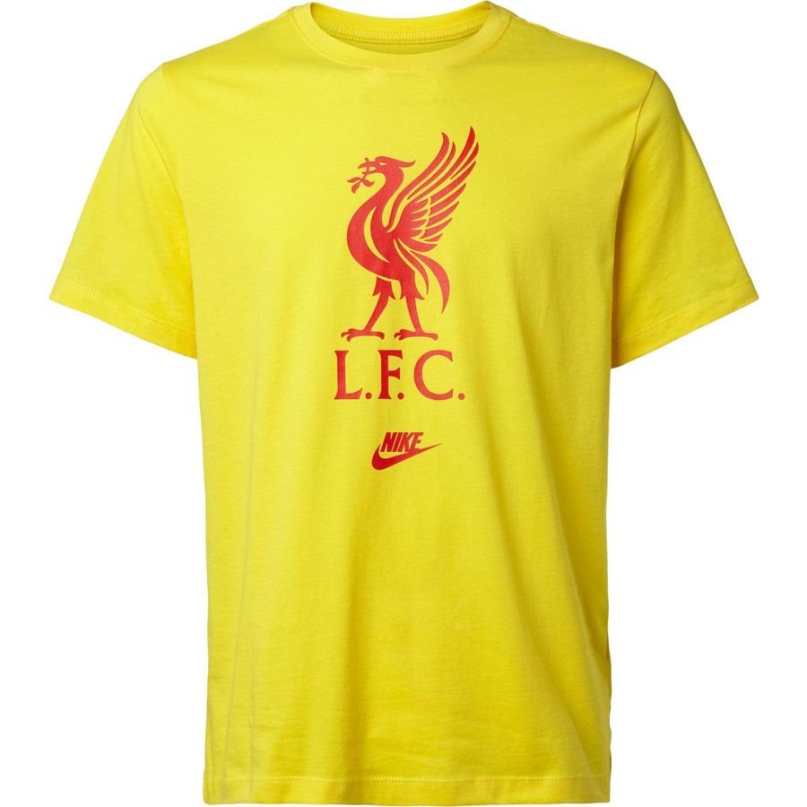 Liverpool T-Shirt Futura Crest - Gul/Röd