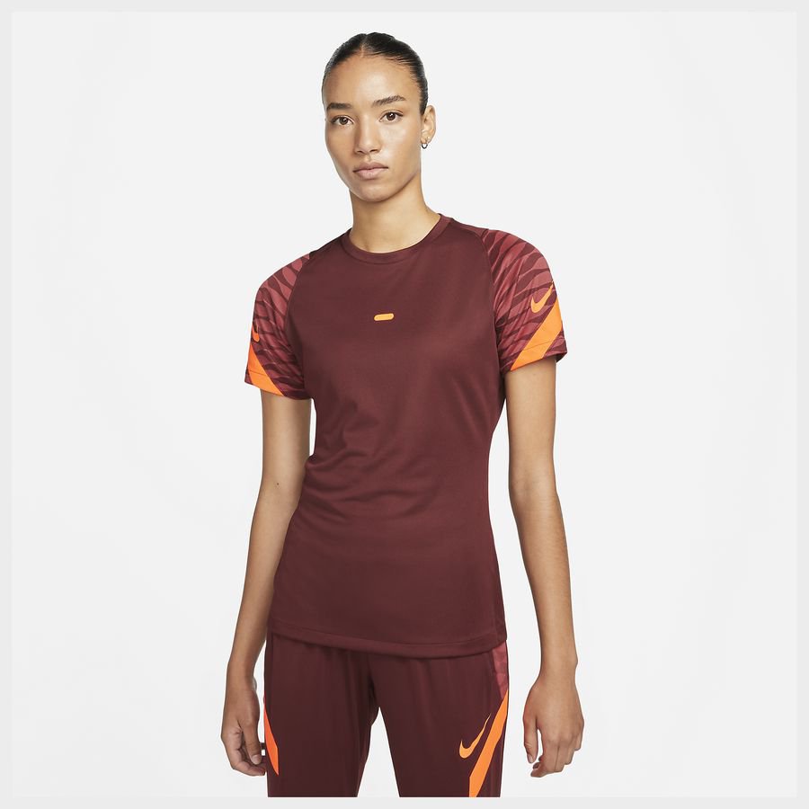 Nike Spilletrøje Dri-FIT Strike 21 - Bordeaux/Orange Kvinde thumbnail