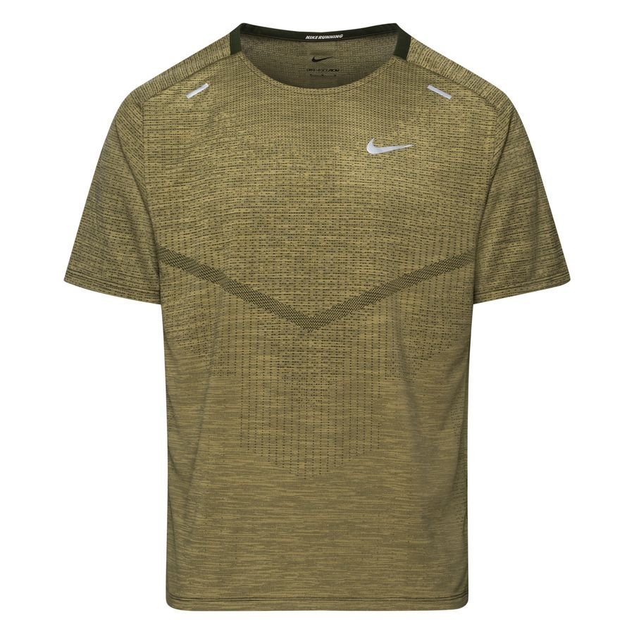 Nike Løbe T-Shirt Dri-FIT ADV Techknit Ultra - Grøn/Sølv thumbnail