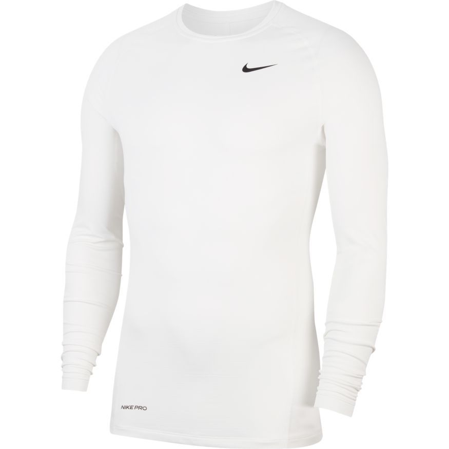 Nike Pro Warm - Hvid/Sort Lange Ærmer thumbnail