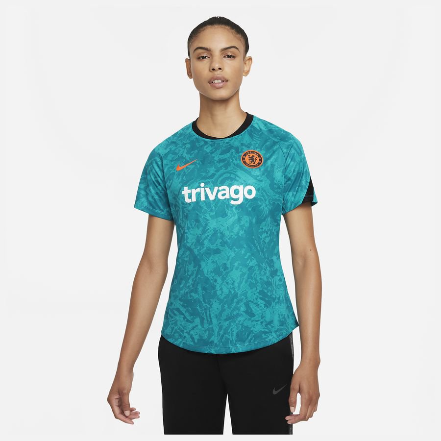 Chelsea Tränings T-Shirt Dri-FIT Pre Match - Blå/Svart/Orange Dam