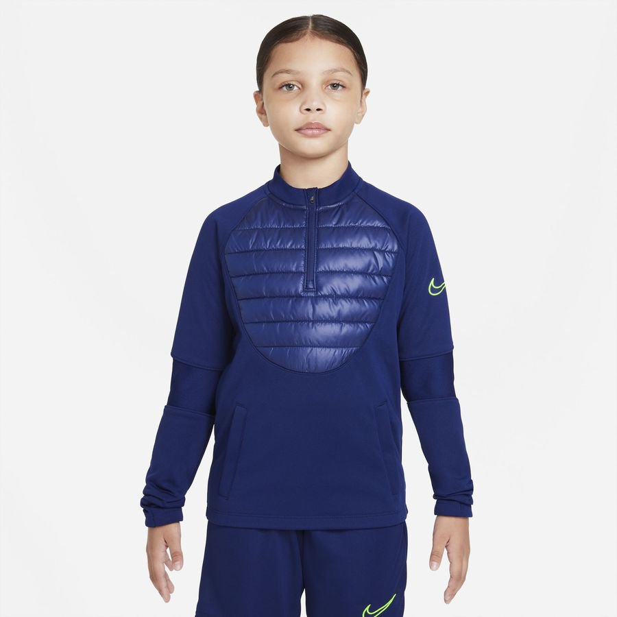 Nike Træningstrøje Therma-FIT Academy Drill Winter Warrior - Navy/Neon Børn thumbnail