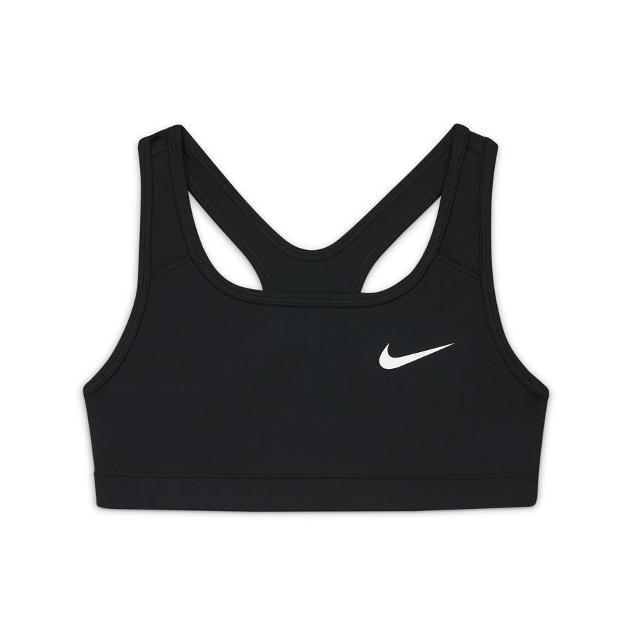 Nike Sports BH Swoosh - Sort/Hvid Kvinde thumbnail