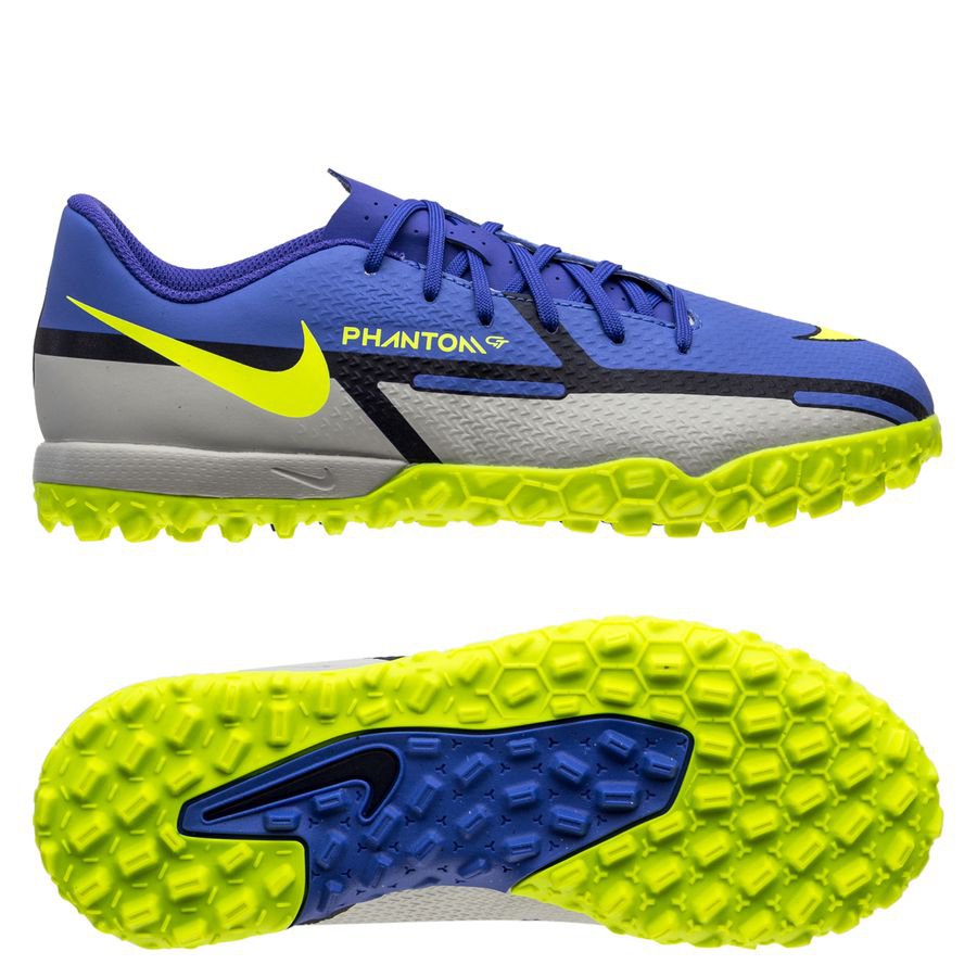 Nike Jr. Phantom GT2 Academy TF Voetbalschoen voor kleuters/kids(turf) Blauw online kopen