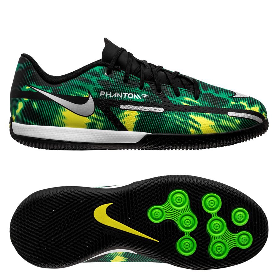 Nike Jr. Phantom GT2 Academy IC Zaalvoetbalschoenen voor kleuters/kids Zwart online kopen