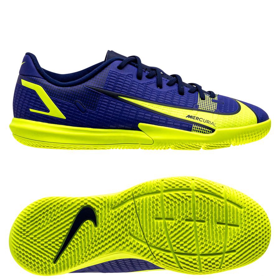 Nike Mercurial Vapor 14 Academy IC Recharge - Blå/Neon/Navy Børn thumbnail