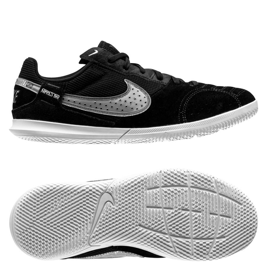 Nike Streetgato IC - Sort/Hvid Børn thumbnail