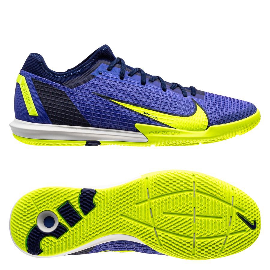 Nike Mercurial Zoom Vapor 14 Pro IC Recharge - Blå/Neon/Navy thumbnail
