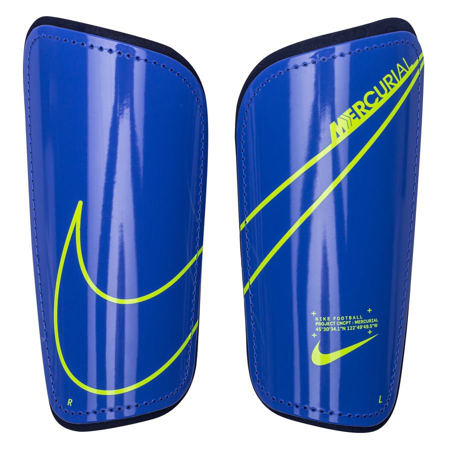 Nike Benskinner Mercurial Hard Shell Slip In Recharge - Blå/Navy/Neon