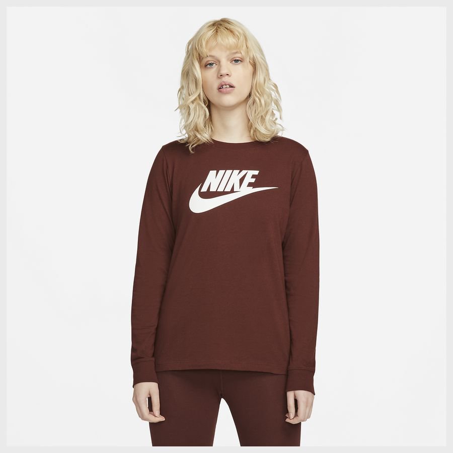 Nike Sportswear T shirt met lange mouwen voor dames Bruin online kopen