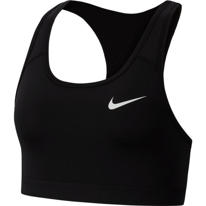 Nike Sports BH Dri-FIT Swoosh - Sort/Hvid Kvinde
