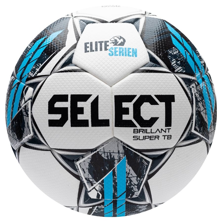 Select Fotboll Brillant Super TB V22 Eliteserien - Vit/Grå/Blå