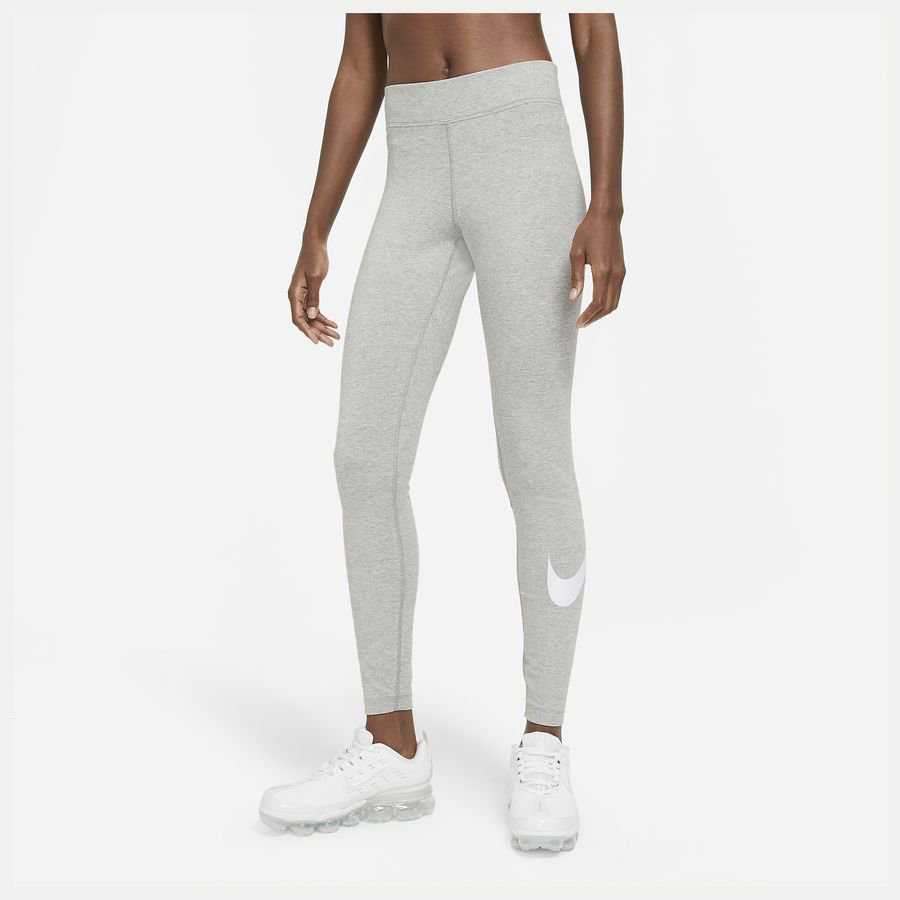 Nike Sportswear Essential-Swoosh-leggings med mellemhøj talje til kvinder thumbnail