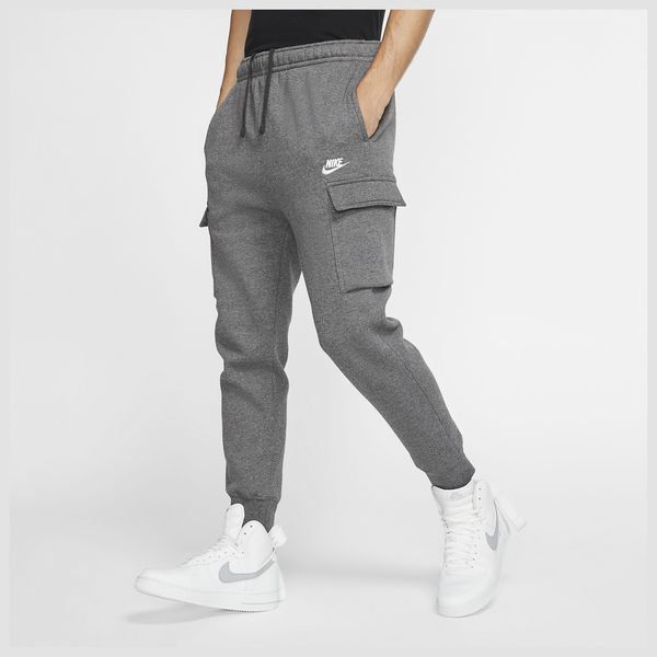 Nike Pantalon Cargo NSW Club - Gris/Gris/Blanc