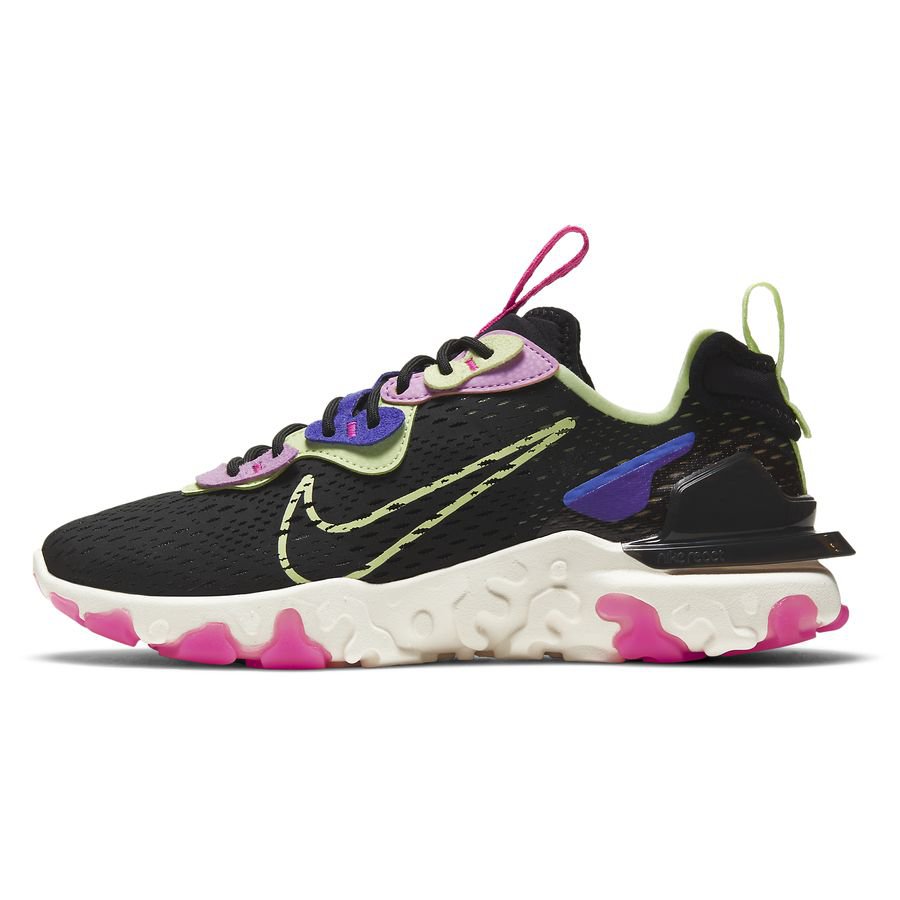 Nike React Vision Dames Black/Royal Pulse/Beyond Pink/Barely Volt Dames online kopen