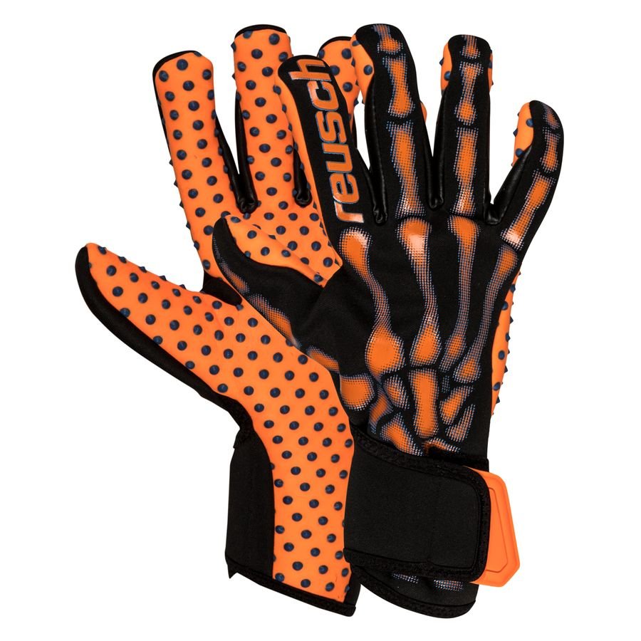Reusch Keepershandschoenen Pure Contact SpeedBump Infrared - Zwart/Oranje