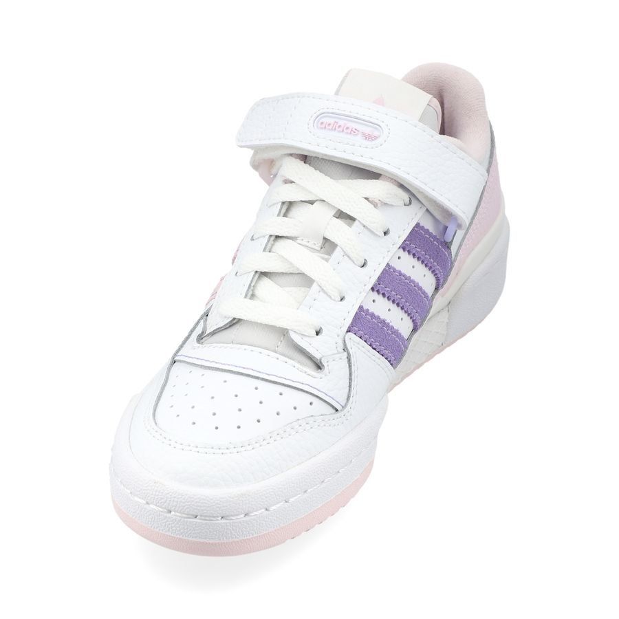 adidas Originals Sneakers Forum Low Footwear White Bianco Rosa Viola Bambini