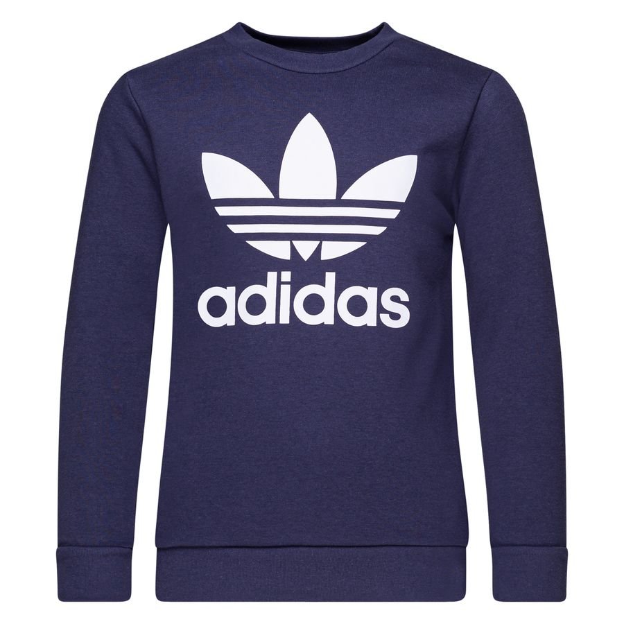 adidas Originals Sweatshirt Crewneck Adicolor Classics Trefoil - Blå/Hvid Børn thumbnail