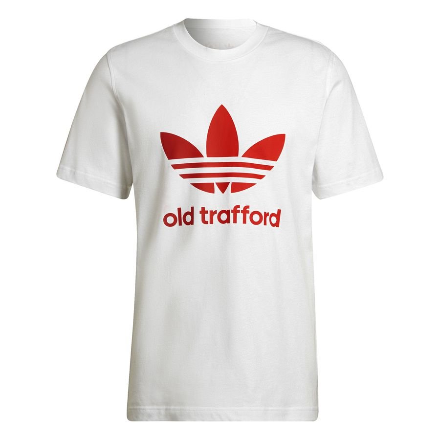 Manchester United T-Shirt Trefoil Old Trafford - Hvid/Rød thumbnail