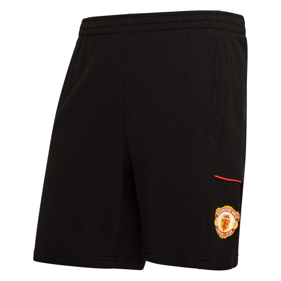 Manchester United Træningsshorts French Terry - Sort thumbnail