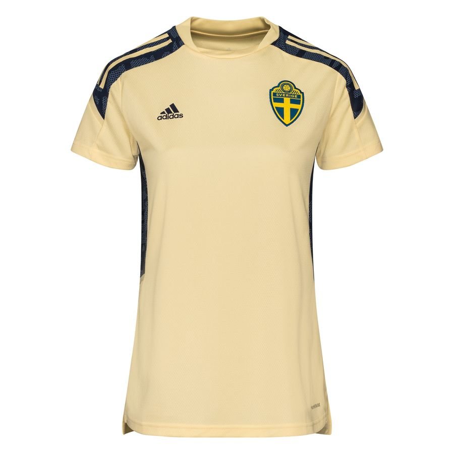 Sverige Trænings T-Shirt Condivo 21 Women's EURO 2022 - Gul/Navy Kvinde thumbnail