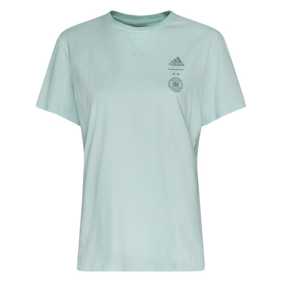 Tyskland T-Shirt Travel Women's EURO 2022 - Turkos Dam