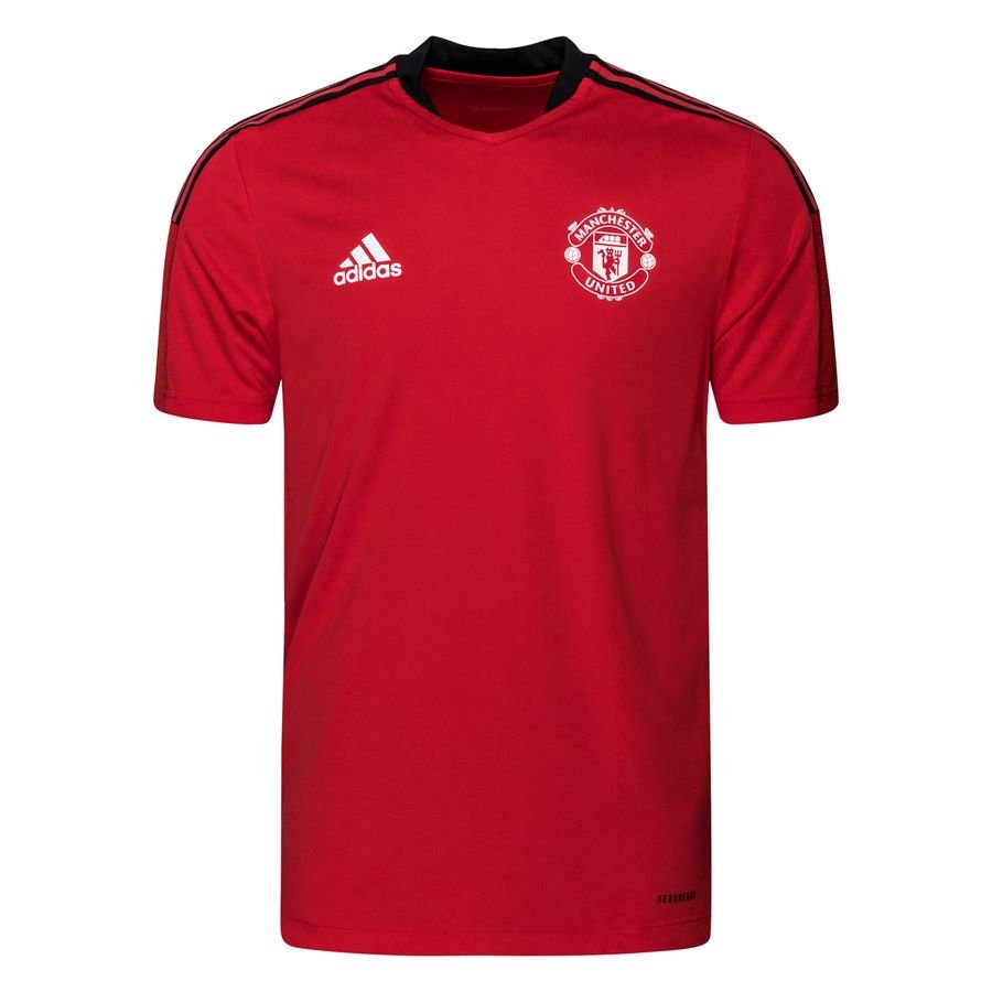 Manchester United Tränings T-Shirt Tiro - Röd/Svart