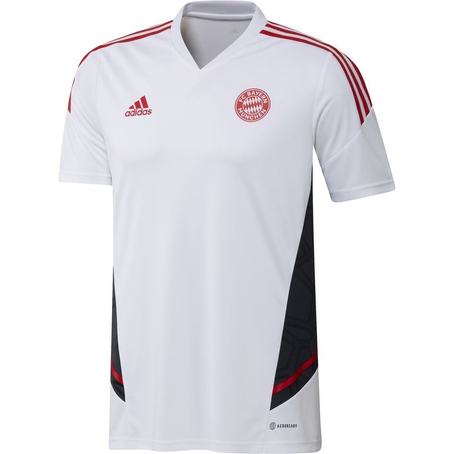 Bayern München Tränings T-Shirt Condivo 22 - Vit/Röd