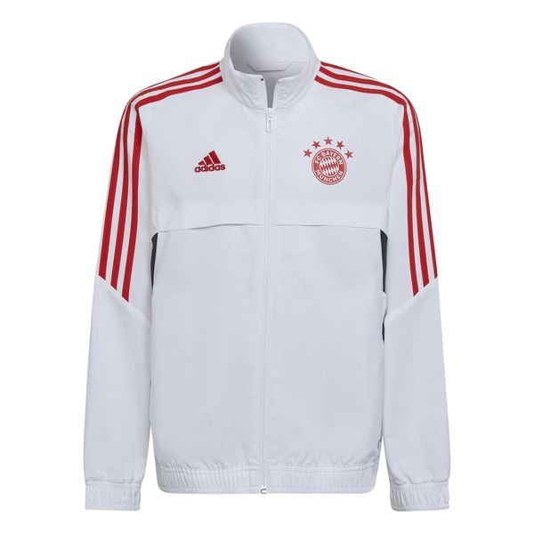 Bayern München Presentation Jacket Condivo 22 - White/Red Kids | www ...