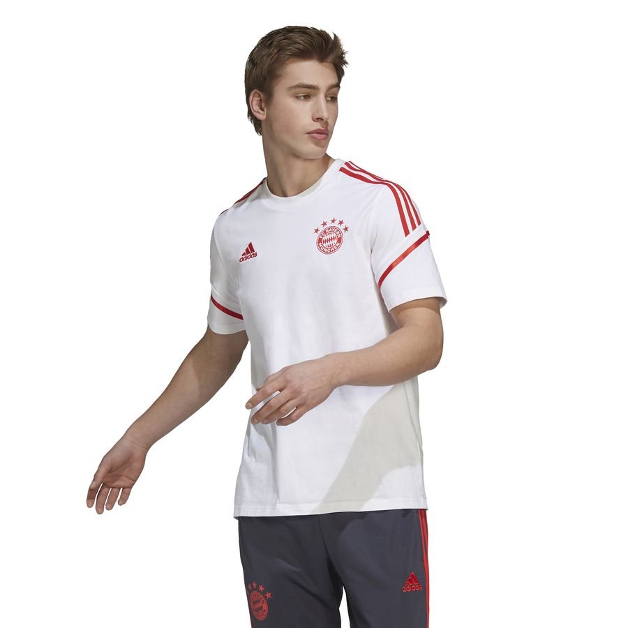 Bayern München Trænings T-Shirt Condivo 22 - Hvid/Rød thumbnail