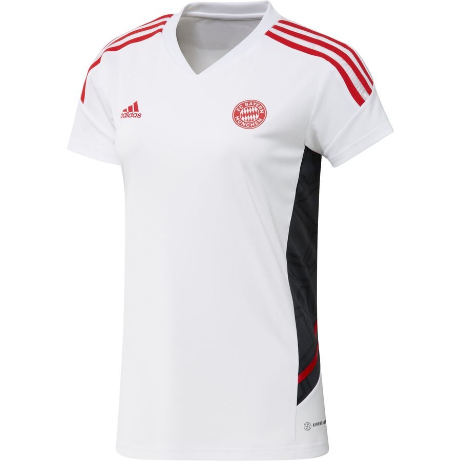 Bayern München Tränings T-Shirt Condivo 22 - Vit/Röd Dam