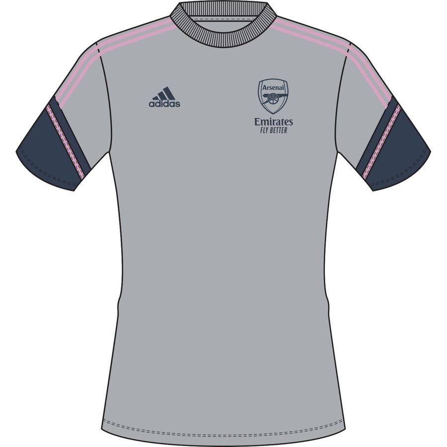 Arsenal Tränings T-Shirt Condivo 22 - Grå/Navy/Rosa Barn