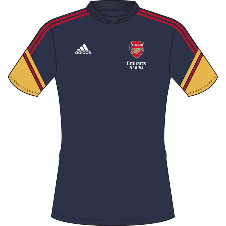 Arsenal Tränings T-Shirt Condivo 22 - Navy/Gul/Röd Barn